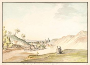 Вид рва между Мышаковкой и полевой стеной гор. Могилева