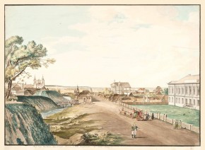 Могилев. Вид Грабовской улицы с городской стены