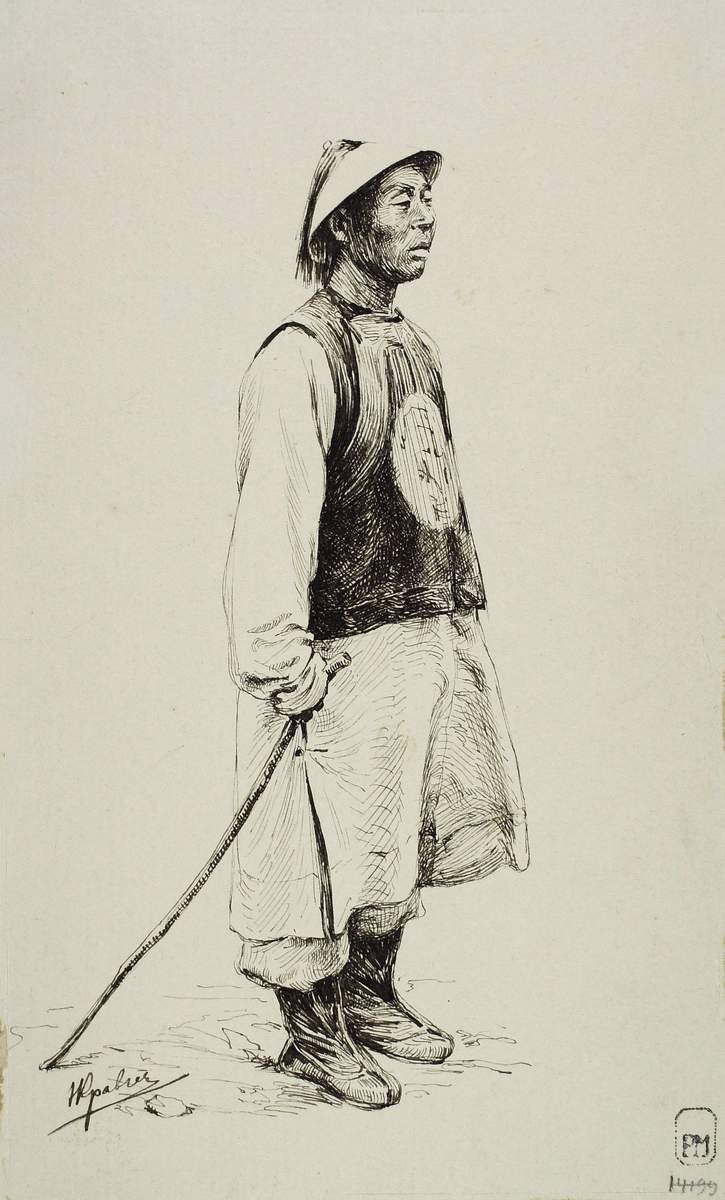 Полицейский в Пекине, Nikolay Kravchenko, 1902 (?)