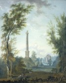 Гатчина. Вид на Колонну Орла и Тампль