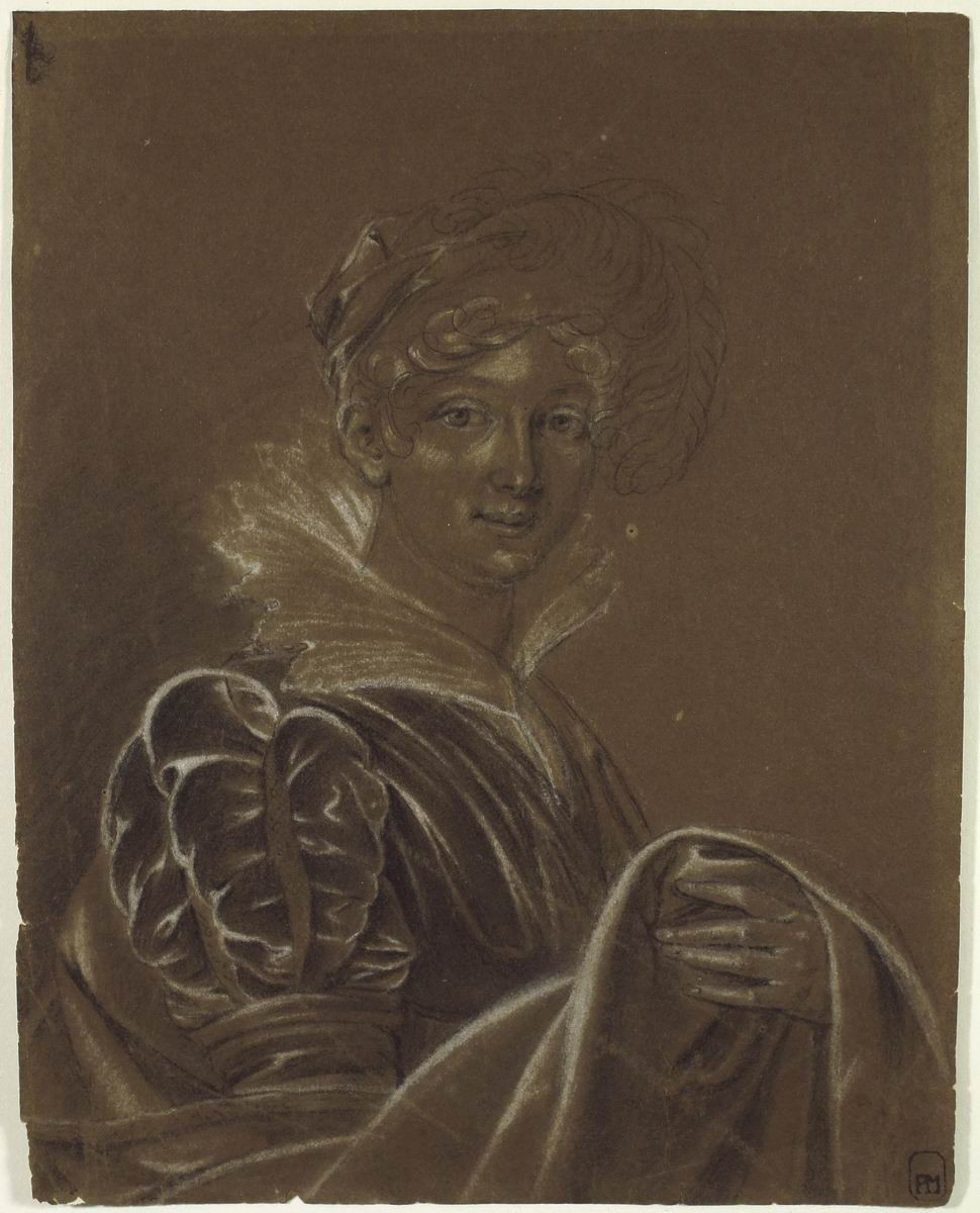 Портрет Буяльской Марии Петровны, урожденной Дросард (1796-1842), Aleksey Yegorov, 1824 (?)