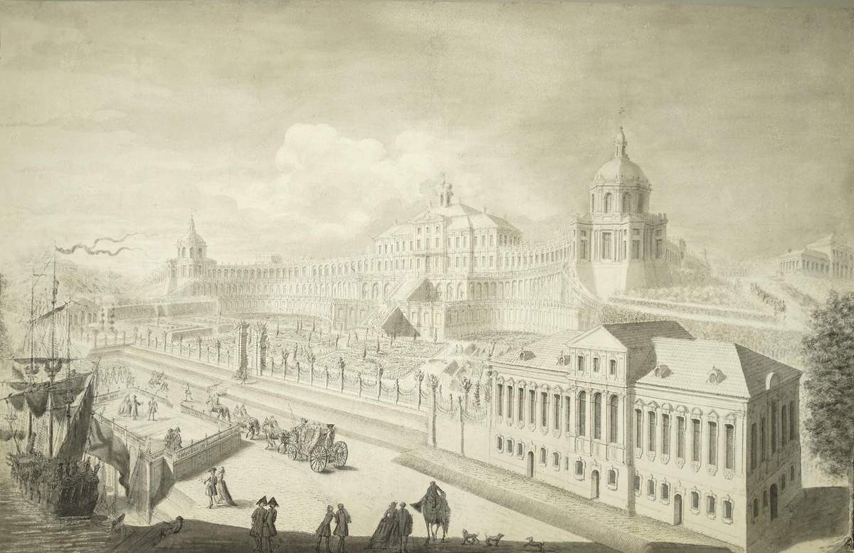 Большой дворец в Ораниенбауме, Mikhail Makhayev, second half of the 1750s