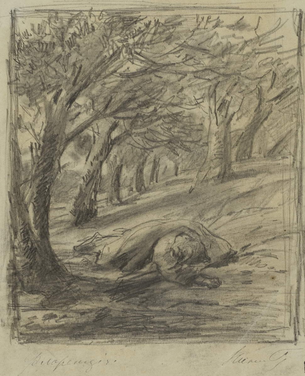 В Гефсиманском саду, Nikolai Ge, 1868