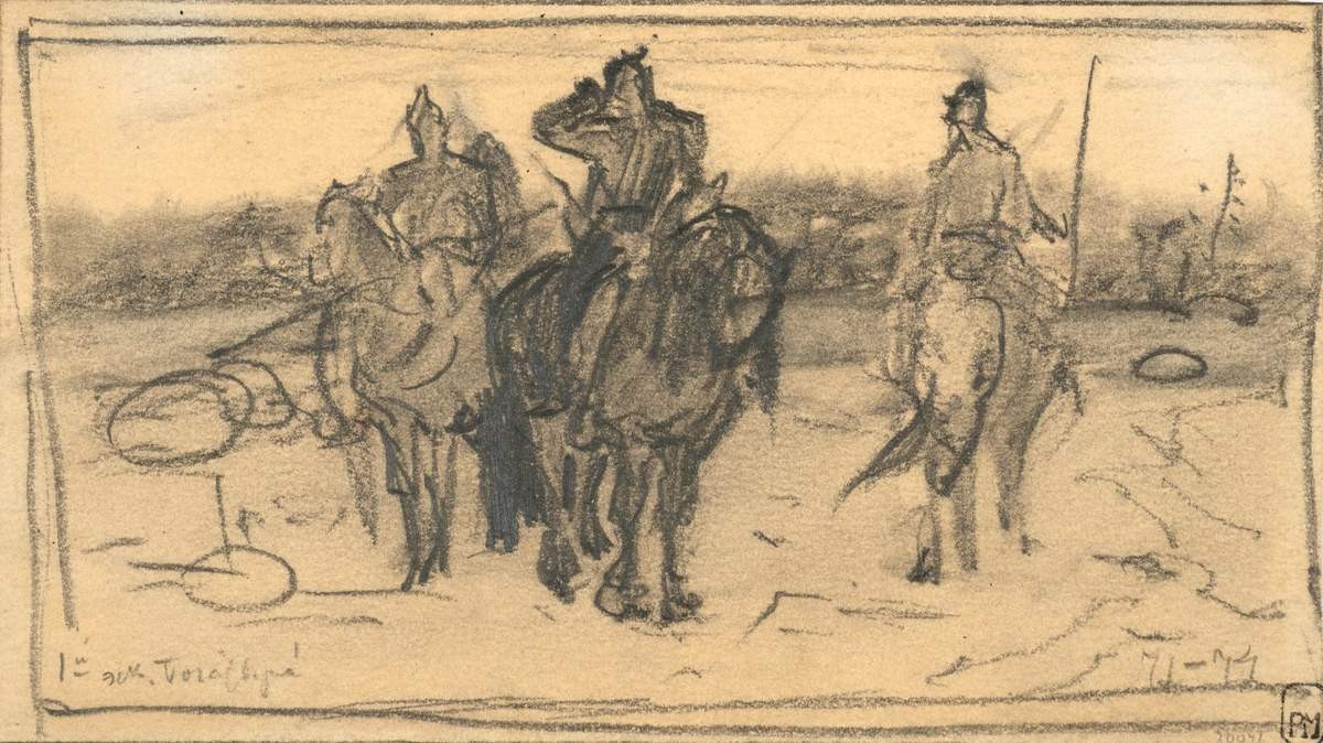 Богатыри, Viktor Vasnetsov, 1871–1874