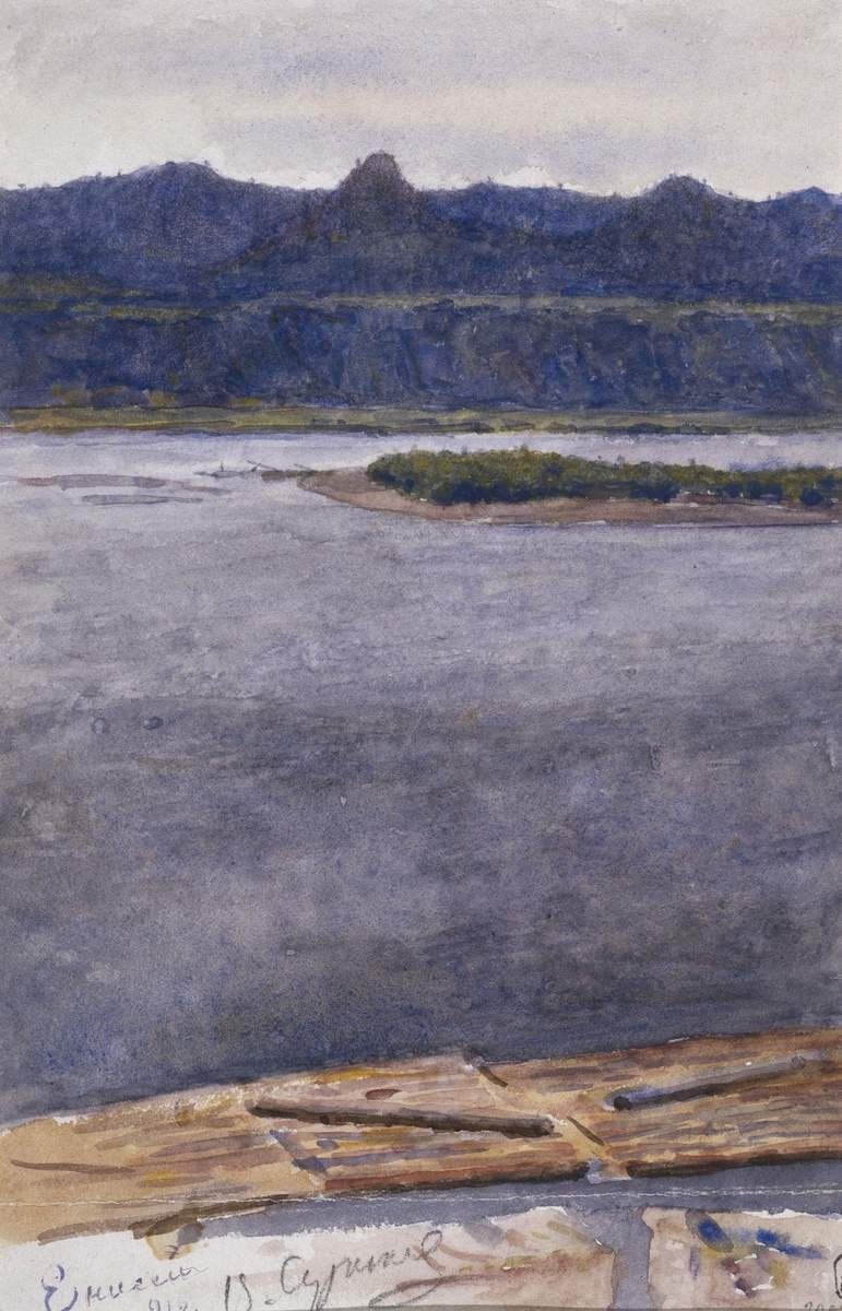 Енисей, Vasily Surikov, 1891