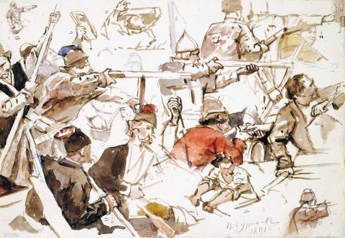 Казаки, Vasily Surikov, 1891