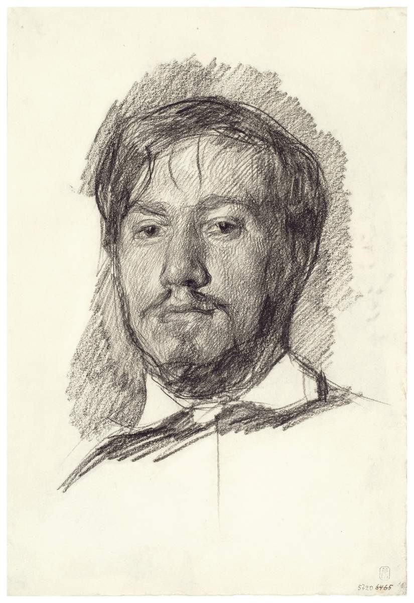 Автопортрет, Valentin Serov, 1883