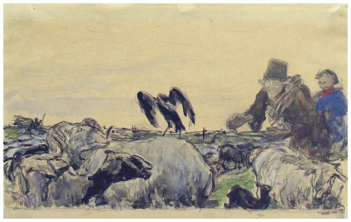 Вороненок, Valentin Serov, 1895–1898