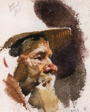 Старик-крестьянин в шляпе