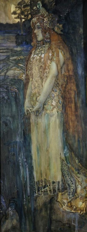 The Sea Princess. Nadezhda Zabela-Vrubel as Princess Volkhova in Nikolai Rimsky-Korsakov’s Opera Sadko