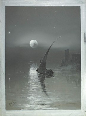Нил в лунную ночь