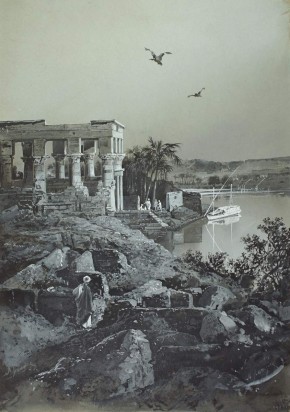 Ruins of an Egyptian Temple on Philae Island