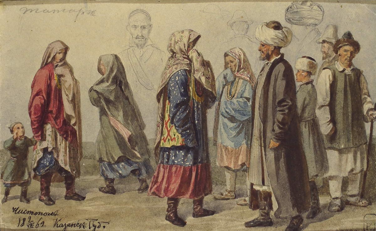 Татары Казанской губернии, Carl Huns, 1862