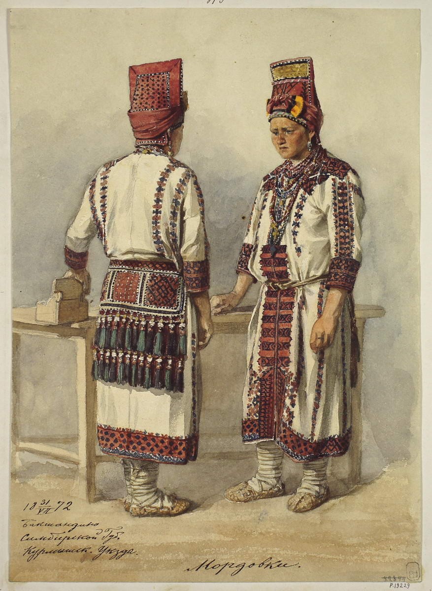 Мордовки Симбирской губернии, Carl Huns, 1872