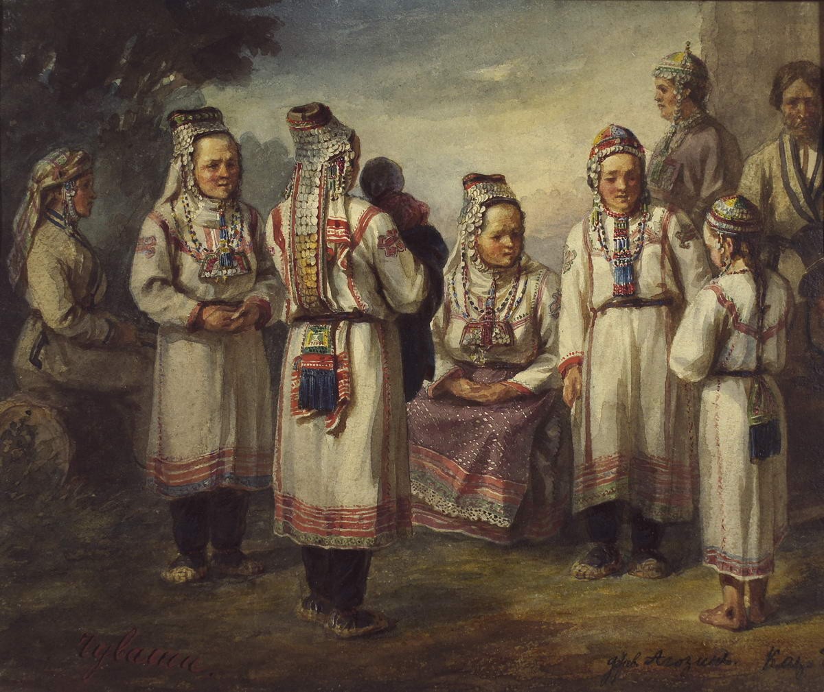 Чуваши Казанской губернии, Carl Huns, 1863