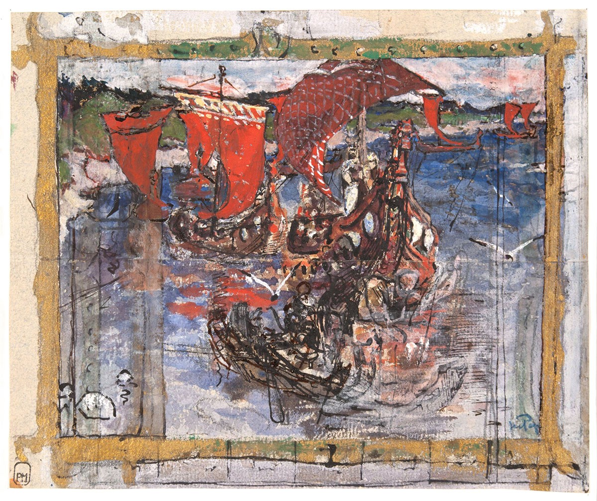 Заморские гости, Nicholas Roerich, 1900–1901