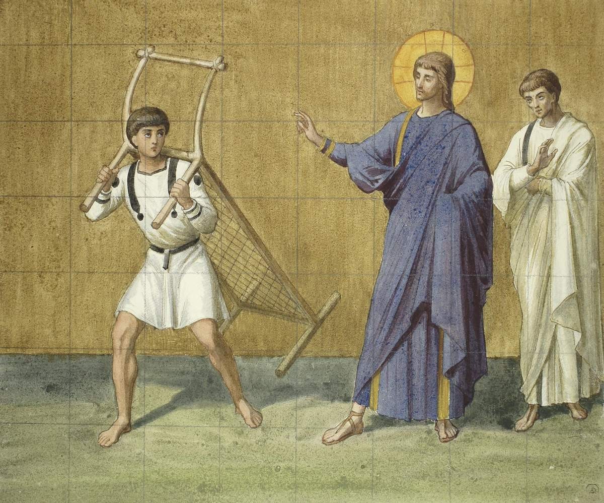 Исцеление расслабленного, Grigory Gagarin, 19th century