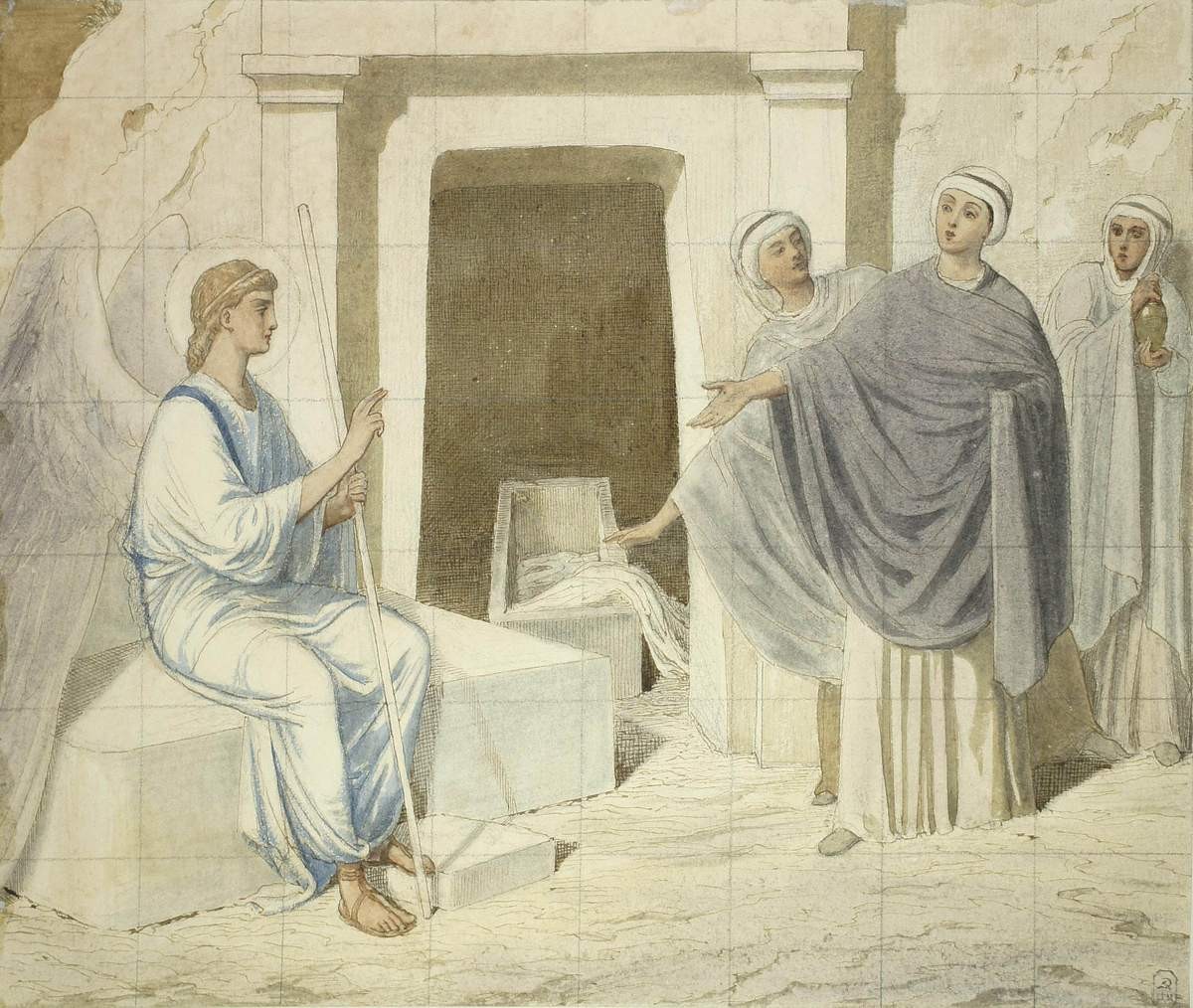 Жены-мироносицы у гроба Господня, Grigory Gagarin, 19th century