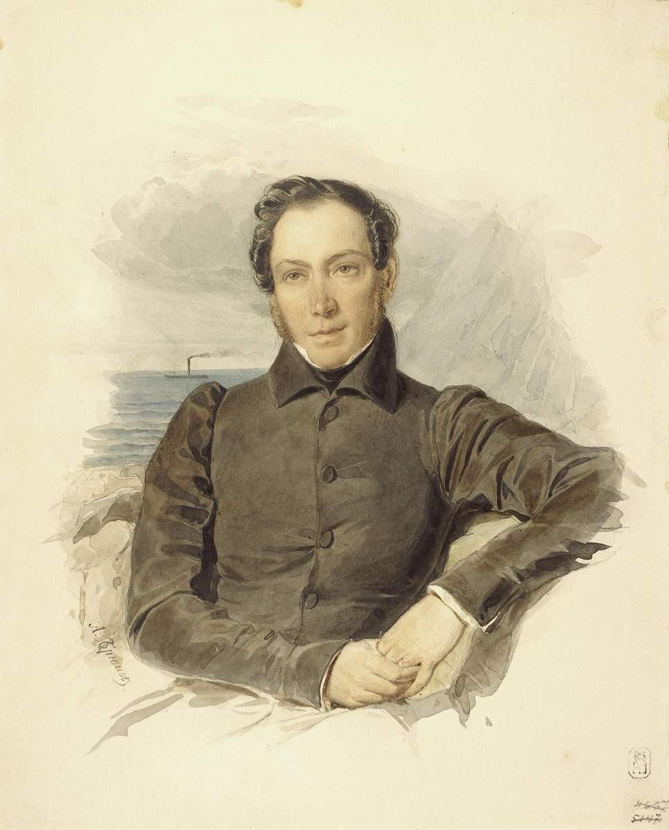 Портрет А. А. Полторацкого, Alexander Brullov, 1834 (?)