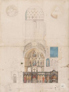 Сионский собор в Тифлисе Поперечный разрез