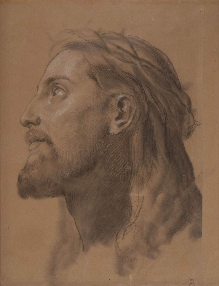 Голова Христа, Karl Bryullov, 1843–1844