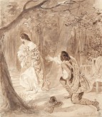 Любовная сцена в парке