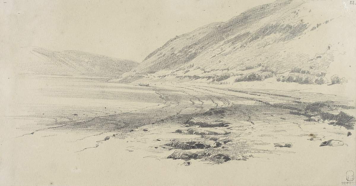 Берег Волги, Fyodor Vasilyev, 1870