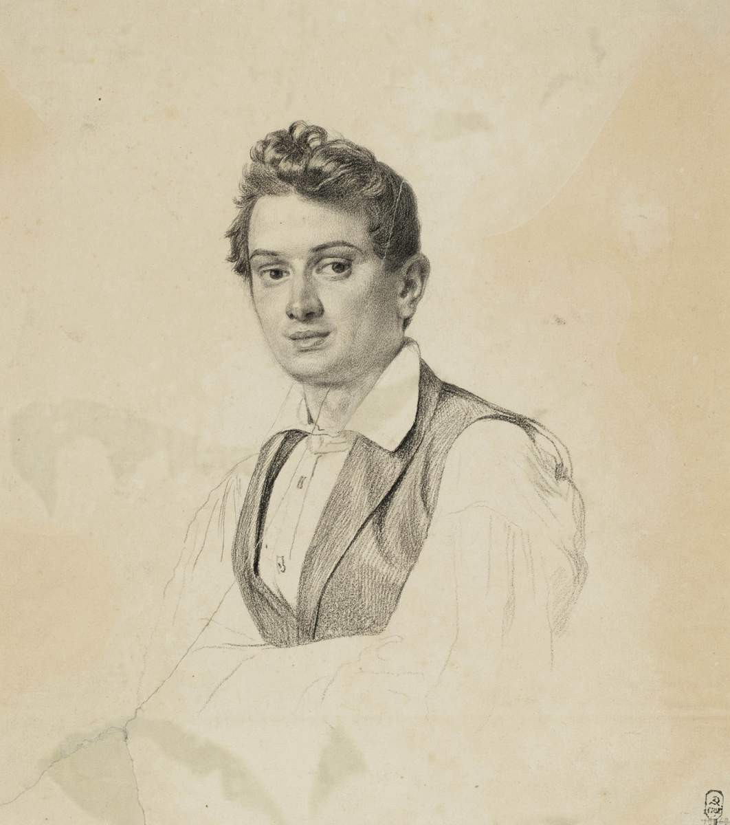 Портрет А. П. Брюллова, Karl Bryullov, 1826