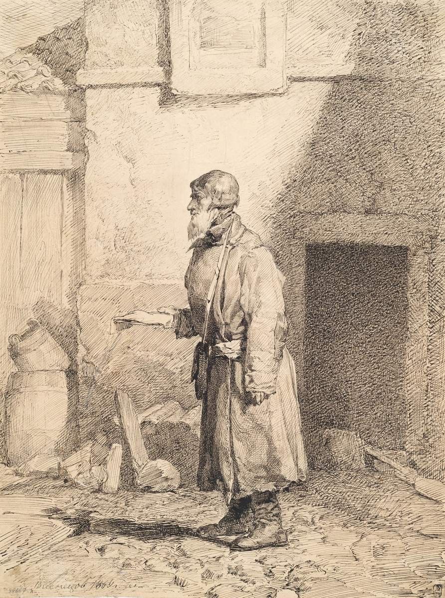 Сборщик на храм, Viktor Vasnetsov, 1869