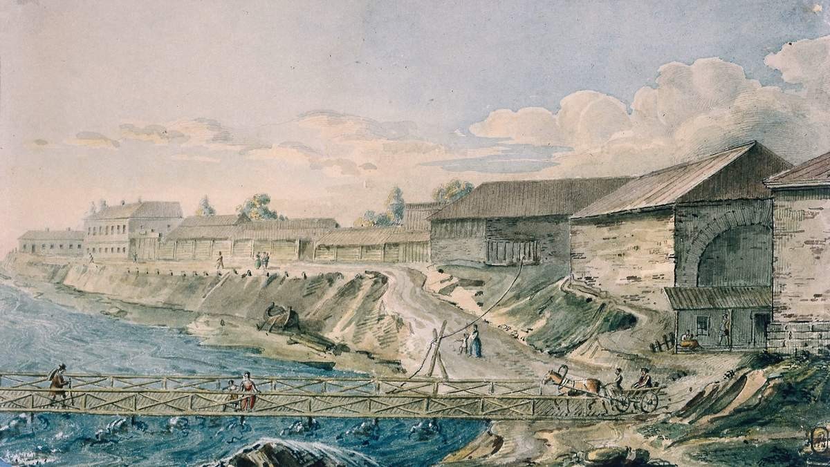 Рыбная слобода (Рыбацкое), Maxim Vorobiev, first half of the 1810s
