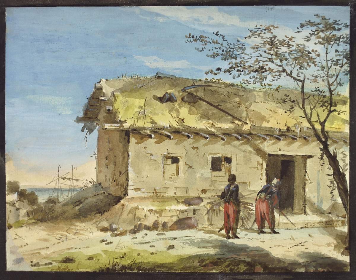 Старый турецкий земляной дом, Ivan Ivanov, 1803-1804