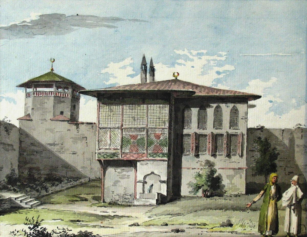 Гарем в Бахчисарайском дворце, Ivan Ivanov, 1803-1804