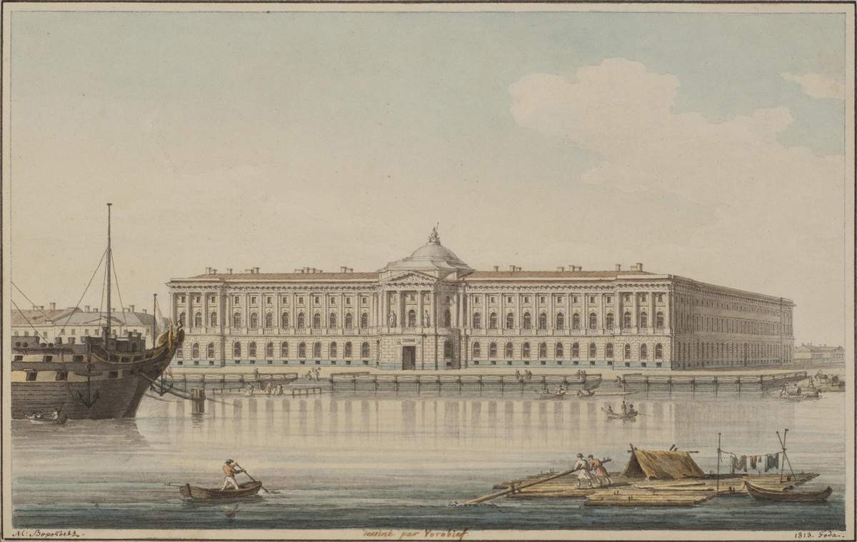 Фасад Академии художеств, Maxim Vorobiev, 1813