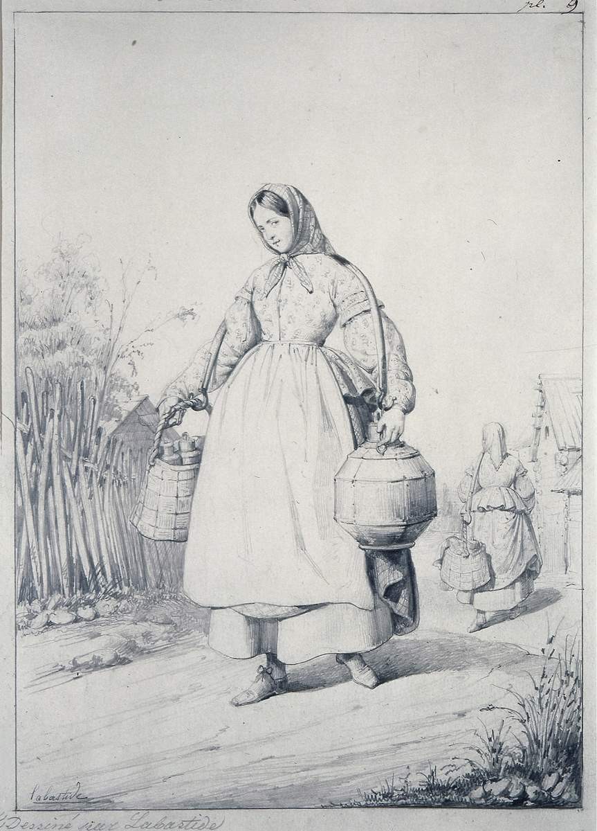 Молочница с Охты, Labastid, c. 1845