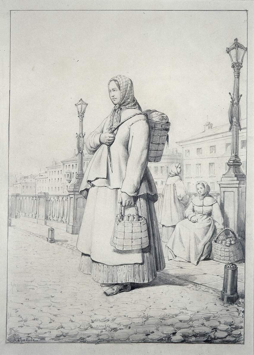 Торговки яйцами, Labastid, c. 1845
