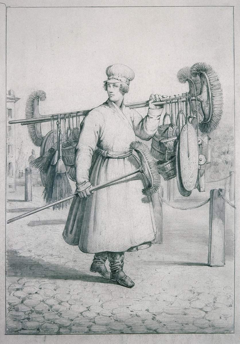 Продавец щеток, Labastid, c. 1845