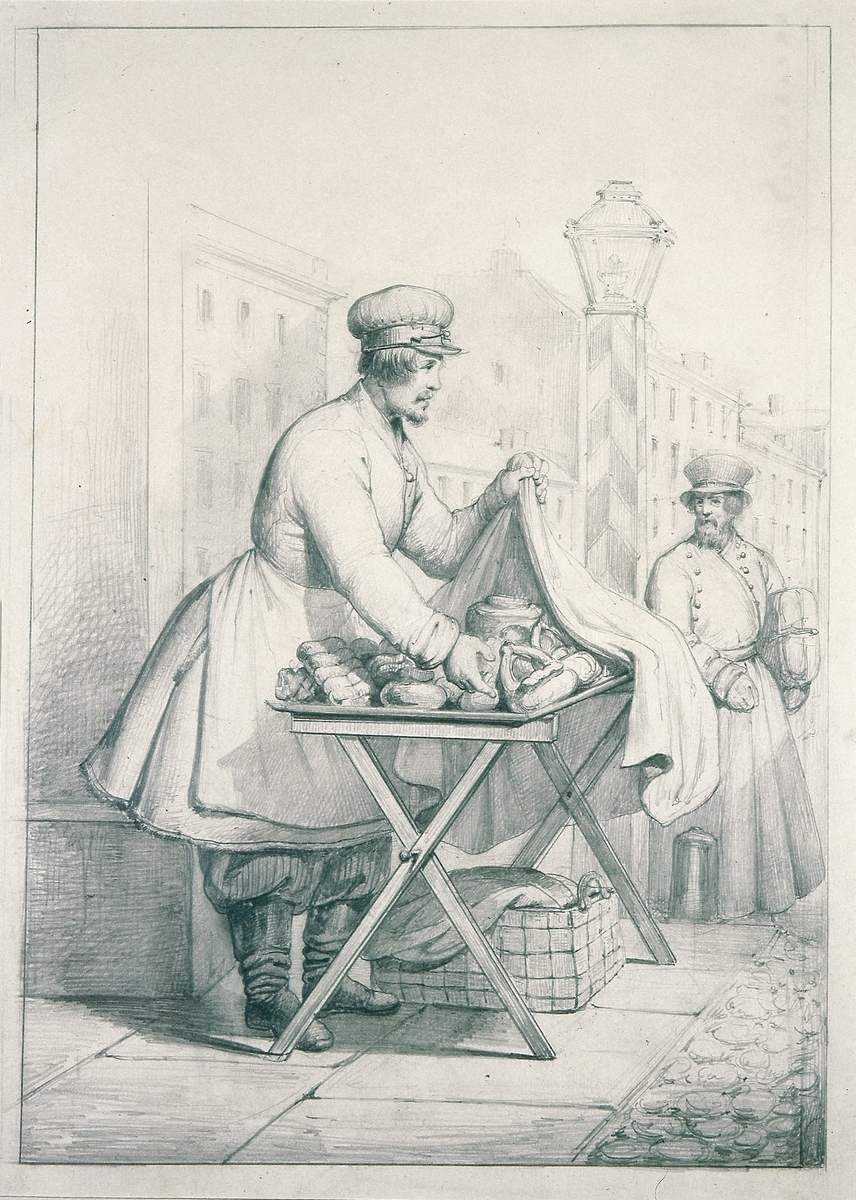 Продавец калачей, Labastid, c. 1845