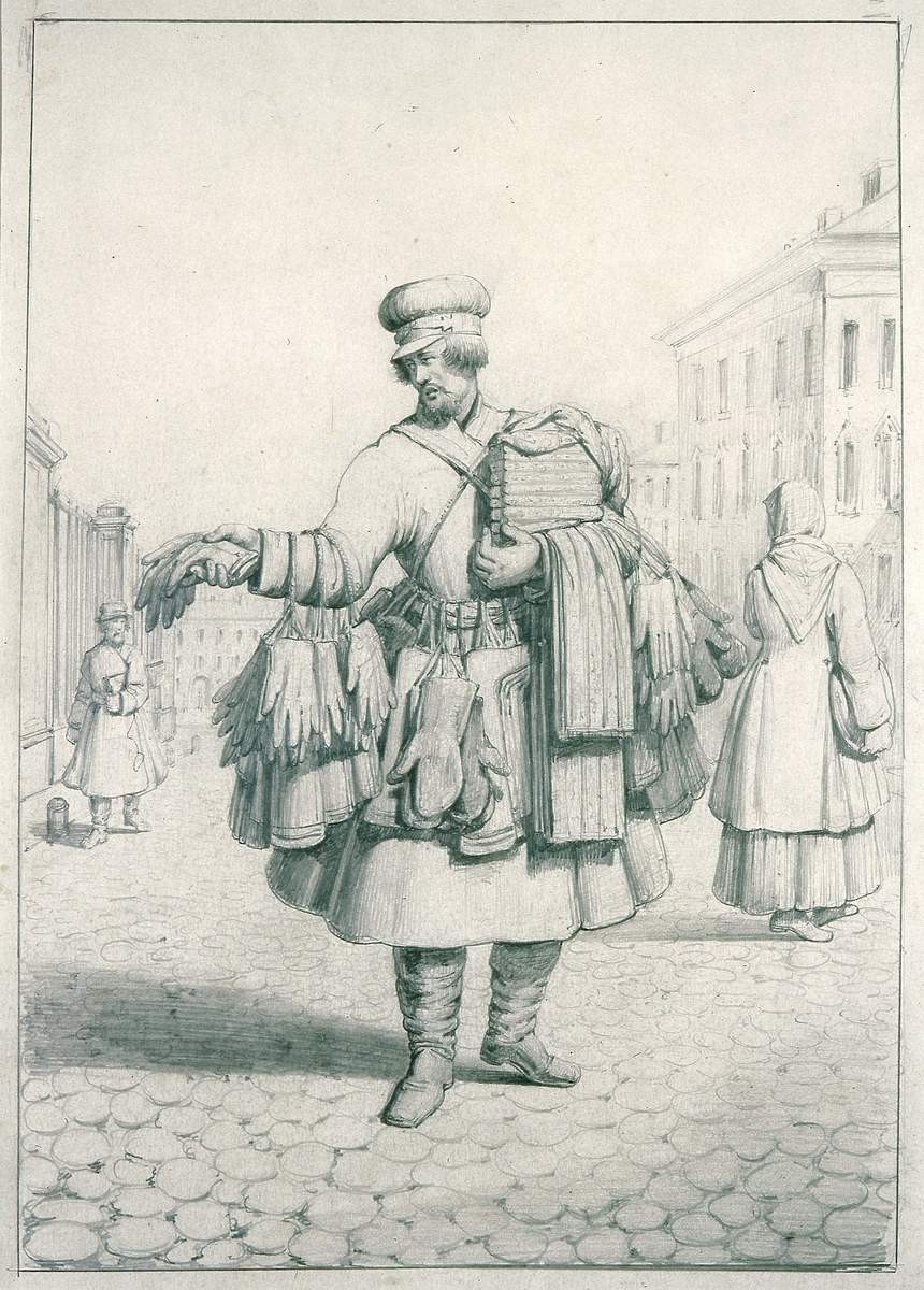 Продавец рукавиц и перчаток, Labastid, c. 1845