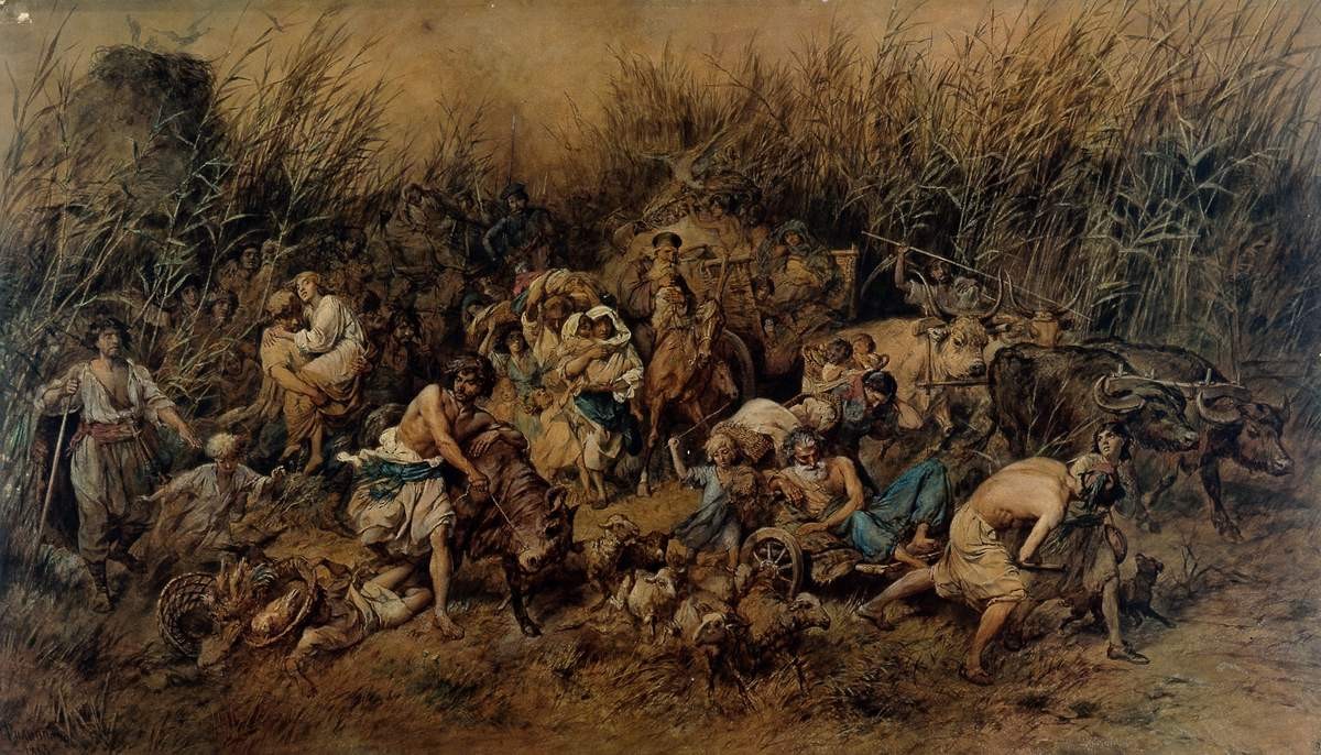 Переселение болгар, Konstantin Filippov, 1863