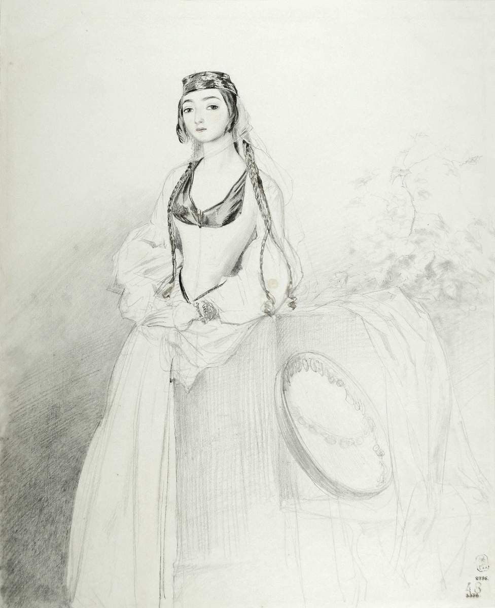 Портрет княжны Челакаевой, Grigory Gagarin, 1840–1842