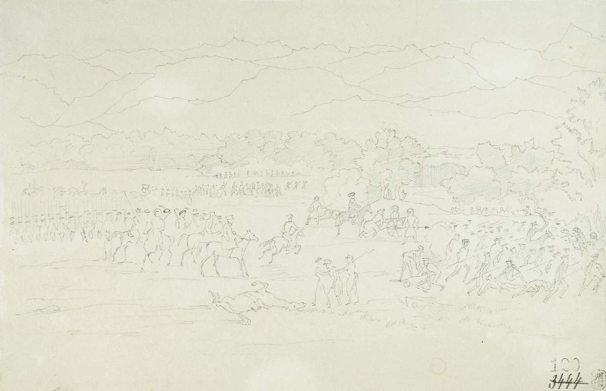 Сражение при Валерике, Grigory Gagarin, 1840