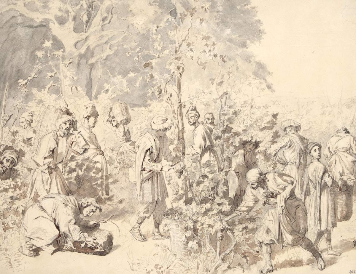 Сбор винограда, Grigory Gagarin, between 1840 and 1847