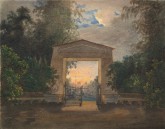 Египетские ворота в саду Строгановской дачи на Черной речке в окрестностях Петербурга