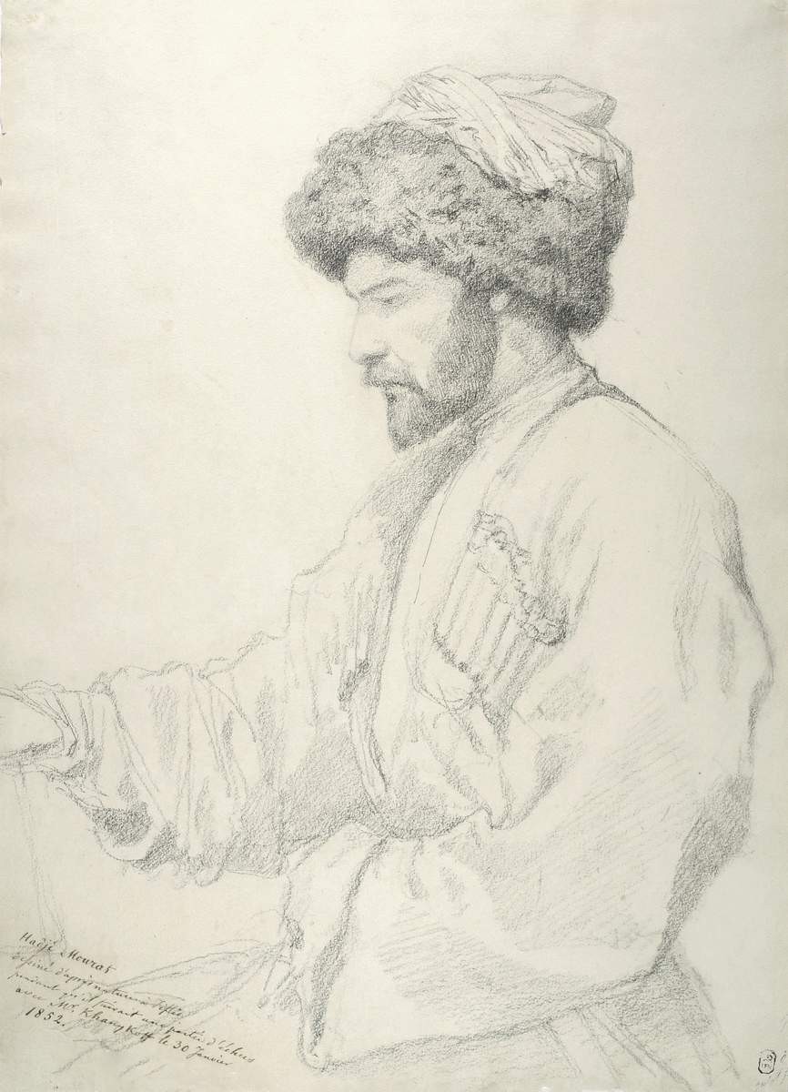 Портрет Хаджи-Мурата (конец 1790-х — 1852), Grigory Gagarin, 1852