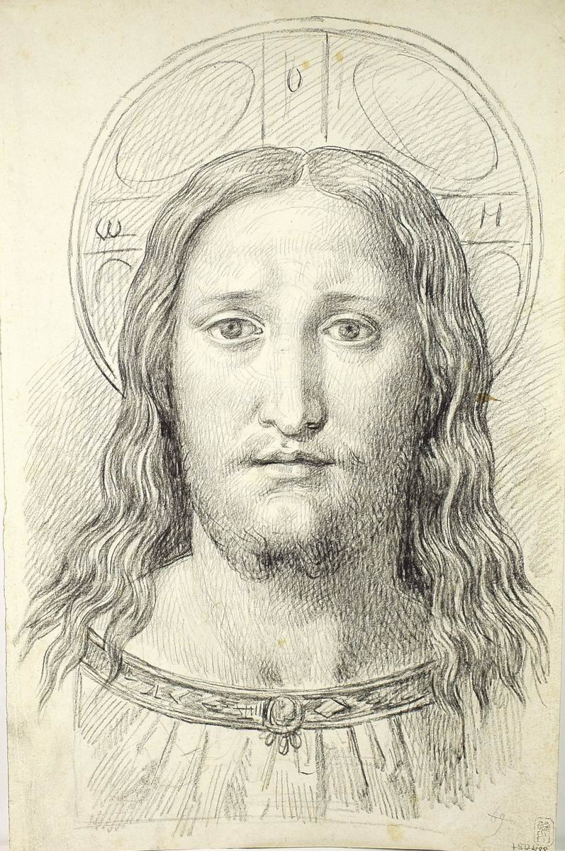Спаситель. Из альбома рисунков, Aleksey Yegorov, first half of the 19th century