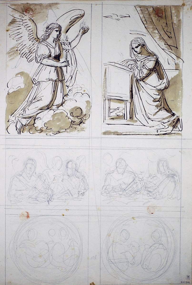 Благовещение, евангелисты, Aleksey Yegorov, 1830s (?)