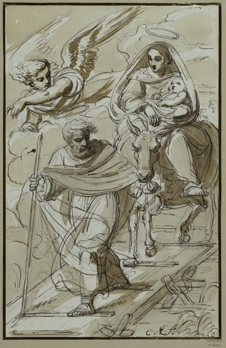 Бегство в Египет, Aleksey Yegorov, 1820s