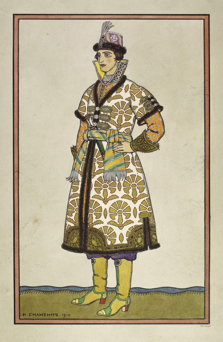 Русский костюм, Ivan Bilibin, 1910