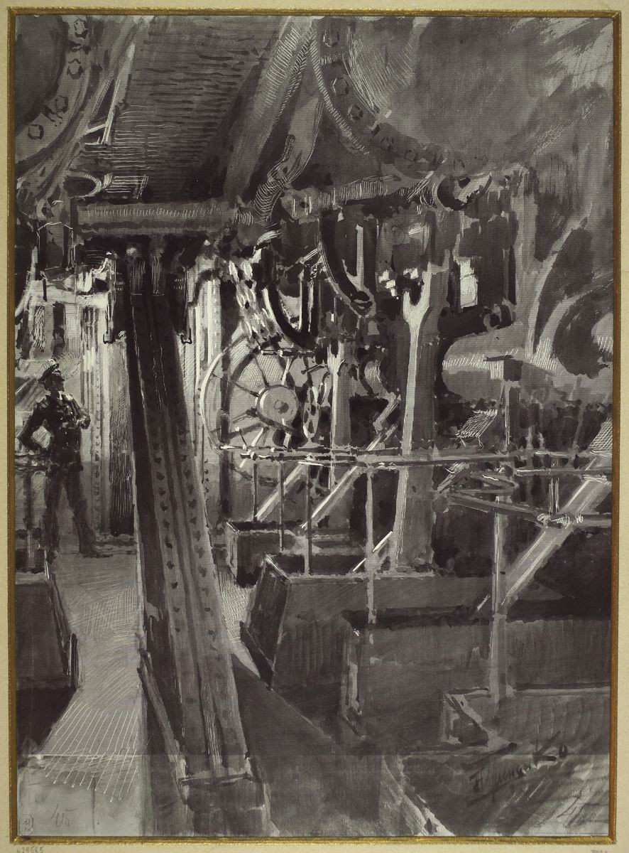 В машинном отделении крейсера «Память Азова», Nikolay Gritsenko, 1890