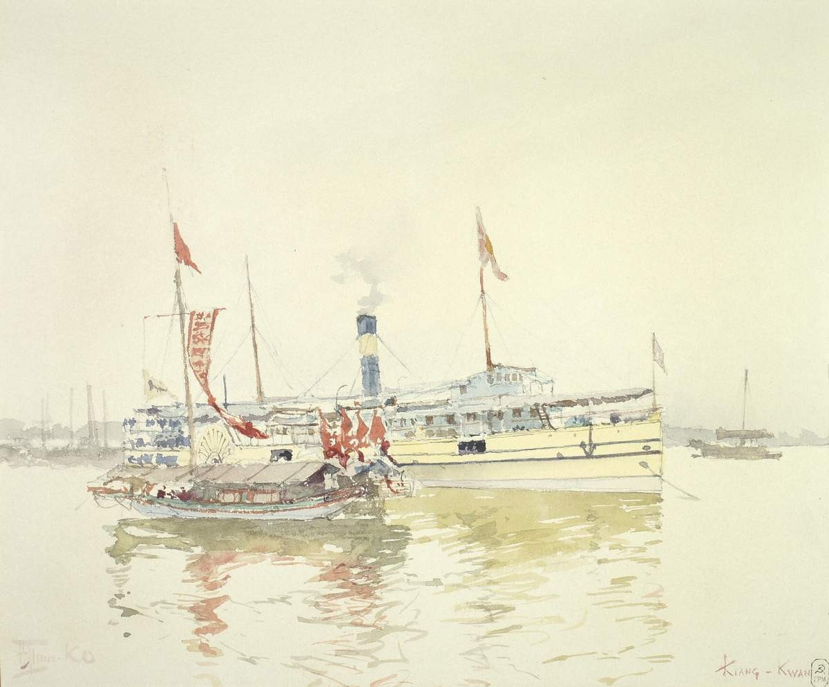 Пароход «Кианг-Кван», Nikolay Gritsenko, 1891